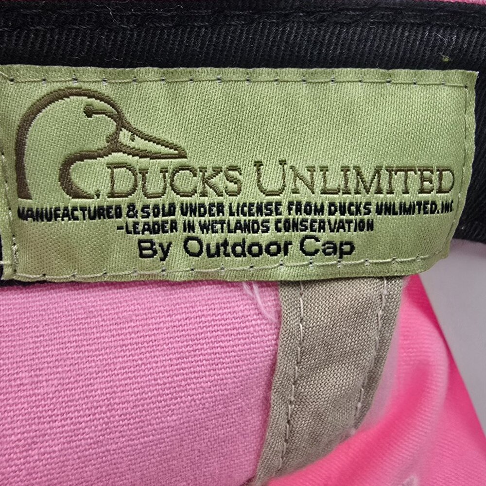 Ducks Unlimited‎ Women’s Hat Pink Distressed Ladies Fit Outdoor Cap NEW OSFM - Picture 7 of 7